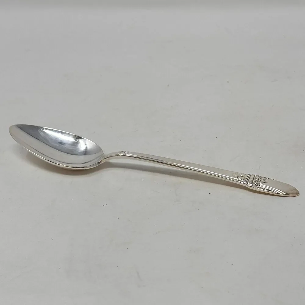 1847 Rogers Bros First Love Silverplate Tablespoons Lot of 6 Serving Spoons 1937